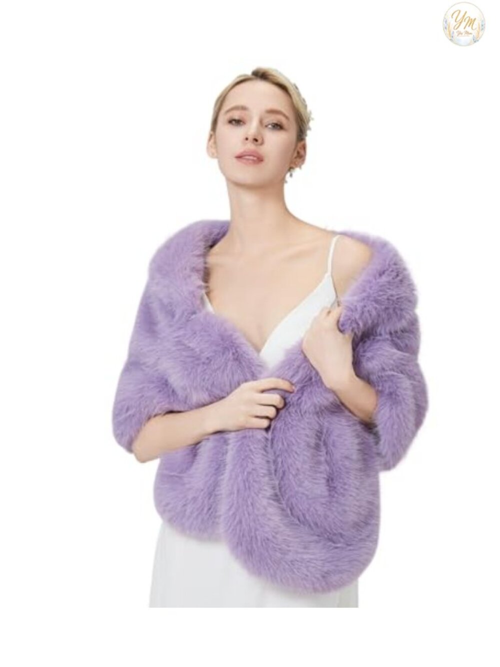 Faux Fur Wrap Shawl Shrug Warm Scarf Cape Stole Winter Wedding
